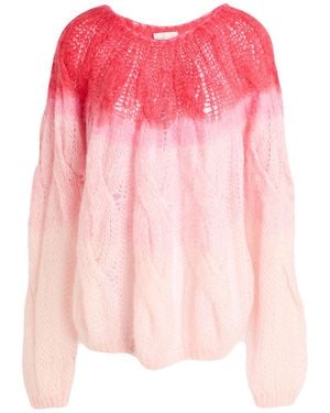 forte_forte Sweater Mohair Wool, Polyamide, Wool - Pink