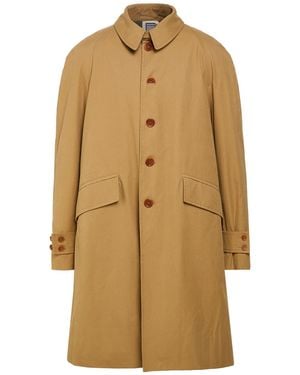 L'IMPERMEABILE Khaki Overcoat & Trench Coat Cotton - Natural