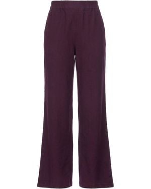 Momoní Plum Pants Viscose, Wool - Purple