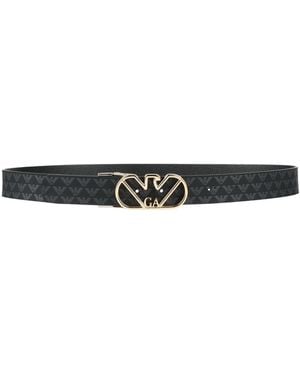 Emporio Armani Belt Polyester, Pvc - Black