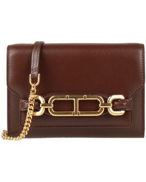 Tom Ford Cross-Body Bag Calfskin - Brown