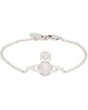 Vivienne Westwood Bracelet Brass - White