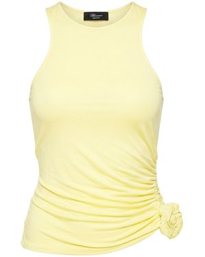 Blumarine Top Viscose - Yellow
