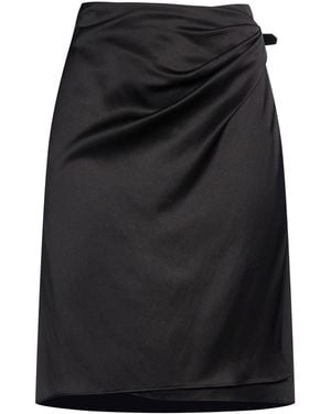 Tom Ford Mini Skirt Silk - Black