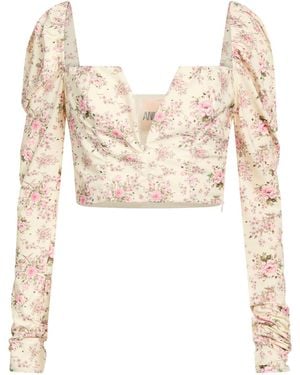 Aniye By Cream Top Polyester, Elastane - White