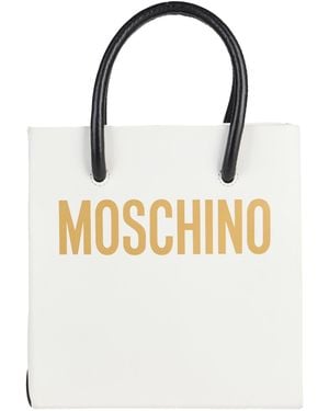 Moschino Handbag Leather - Natural