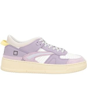 Date Lilac Sneakers Leather - Pink