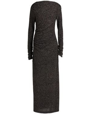 Angela Davis Robe Longue - Noir