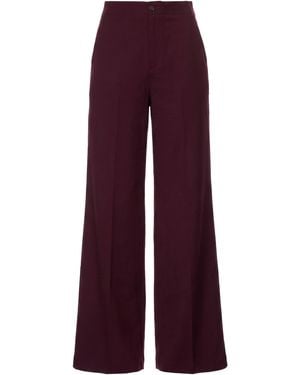 European Culture Trousers Viscose, Polyamide, Elastane - Red