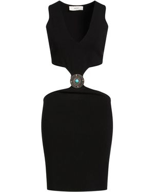 Akep Mini Dress Ecovero Viscose, Polyester - Black