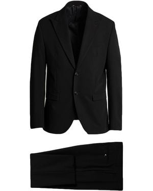 Manuel Ritz Suit Polyester, Viscose, Elastane - Black