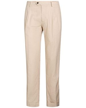 Mason's Pants Linen, Cotton, Elastane - Natural
