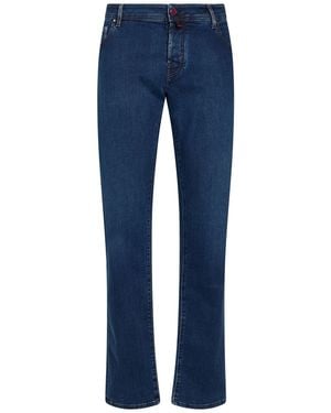 Jacob Cohen Jeans Cotton, Elastomultiester, Elastane, Polyester - Blue