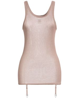 Lemaire Tank Top Viscose, Silk - Pink