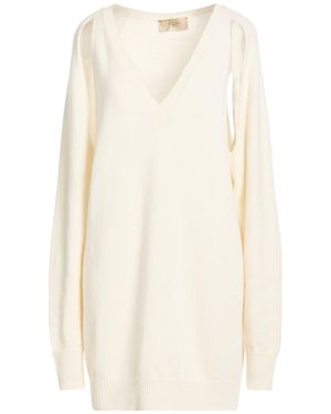 Maison Flâneur Ivory Sweater Cashmere - White