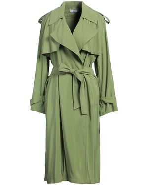 Jijil Overcoat & Trench Coat Viscose, Polyester - Green