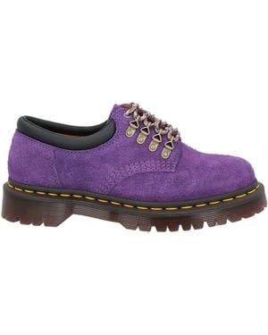Dr. Martens Lace-Up Shoes Leather - Purple