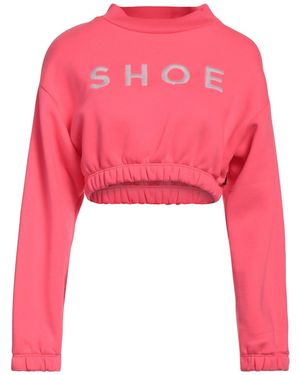 Shoe Fuchsia Sweatshirt Polyester, Cotton - Red