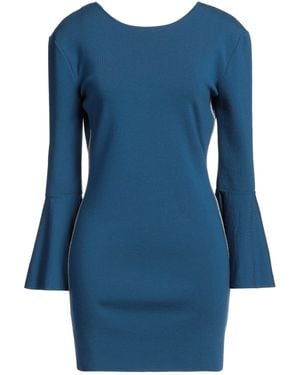 Emilio Pucci Mini Dress Virgin Wool, Polyester - Blue