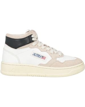 Autry Ivory Trainers Goat Skin - White