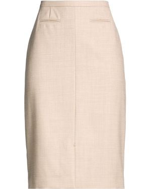 Agnona Midi Skirt Wool, Elastane - Natural