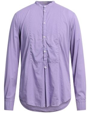 Massimo Alba Shirt Cotton - Purple
