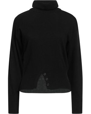 N.O.W. ANDREA ROSATI CASHMERE Turtleneck Wool, Viscose, Nylon, Cashmere - Black