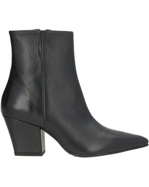 Bianca Di Ankle Boots Leather - Black