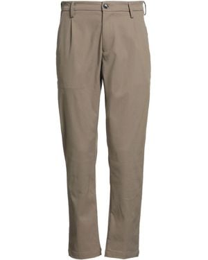 Yan Simmon Khaki Pants Cotton, Nylon, Elastane - Gray