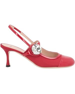 N°21 Court Shoes Leather, Textile Fibres - Pink