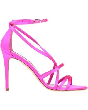 Lella Baldi Sandals Textile Fibers, Leather - Pink