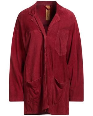 Giorgio Brato Burgundy Blazer Leather - Red