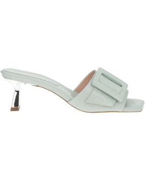 GOLD&ROUGE Light Sandals Soft Leather - Green