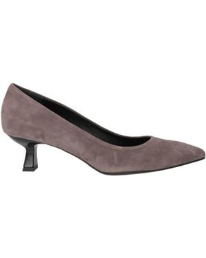 Melluso Taupe Pumps Leather - Brown