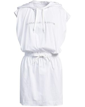 Alexandre Vauthier Mini Dress Cotton, Glass - White