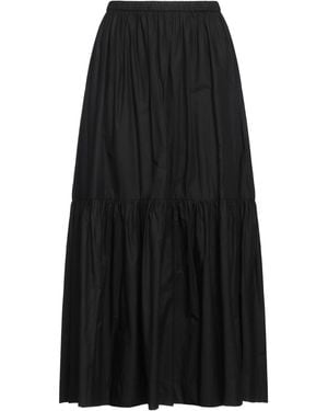Ganni Maxi Skirt Organic Cotton - Black