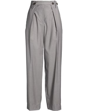 Eudon Choi Trousers Virgin Wool - Grey