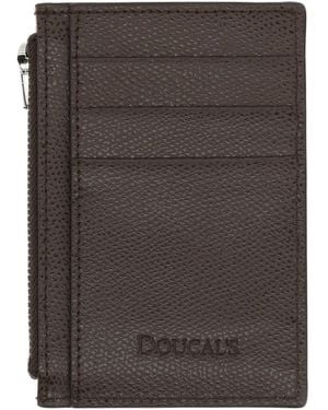 Doucal's Cardholder Leather - Brown