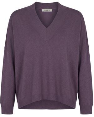 Manila Grace Jumper Viscose, Polyester, Polyamide - Purple