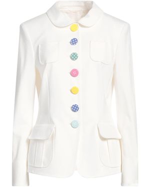Maison Common Jacket Cotton, Polyester, Elastane - White