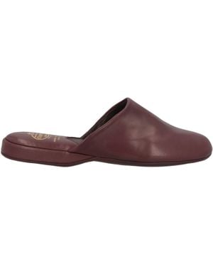 Church's Burgundy House Slipper Leather - Brown