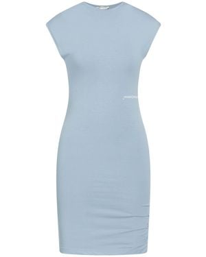hinnominate Light Mini Dress Cotton, Elastane - Blue