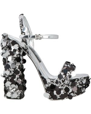 Dolce & Gabbana Sandals Polyester, Polyurethane, Elastane - White