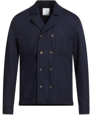 Eleventy Jacket Wool, Viscose - Blue