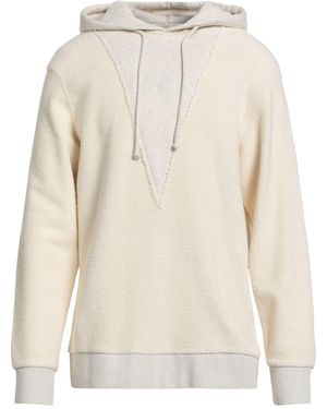 JW Anderson Ivory Sweatshirt Cotton, Elastane - White