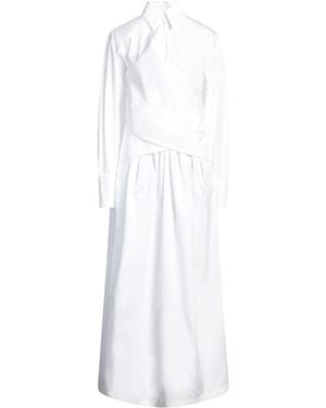 Fabiana Filippi Maxi Dress Cotton - White