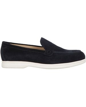 Doucal's Midnight Loafers Leather - Blue