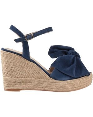 Paloma Barceló Espadrilles Leather - Blue