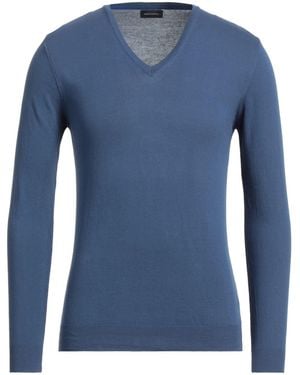 Angelo Nardelli Slate Sweater Cotton - Blue