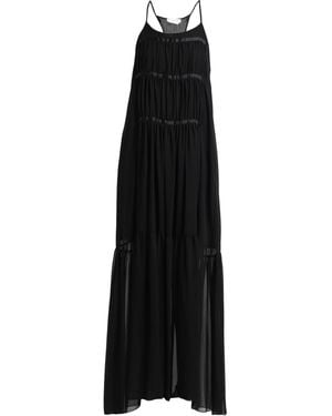 Anna Molinari Maxi-Kleid - Schwarz